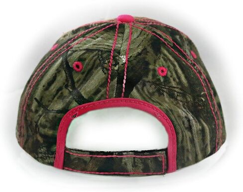 قبعة Camo Cutie، قبعة Mossy Oak Camo مع زخرفة وردية وشعار in Kuwait