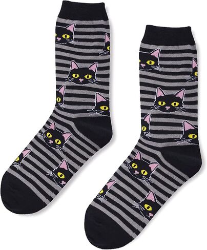 HAPPYPOP Funny Cat Bee Gifts for Women Girls Mom Her, Novelty Crazy Silly Fun Socks in Kuwait