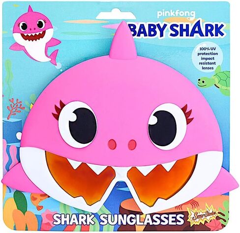 Sun-Staches Licensed Baby Shark - Pink Mommy Shark Party Shades Costume Sunglasses UV400 in Saudi Arabia