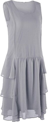 VIJIV Womens 1920s Inspired Flapper Dress High Tea Great Gatsby Maroon with Tiered Skirt 20s Dress in Kuwait
