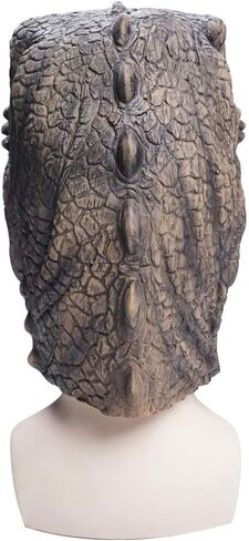 ReneeCho Novelty Halloween Costume Dinosaur Mask Latex Raptor Animal Head Jurassic in Kuwait