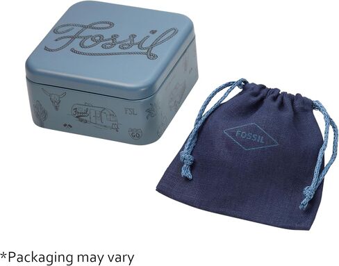 Fossil Men's Plated Stainless Steel Engravable Personalized Gift ID, Chain or Cuff Bracelet for Men in Saudi Arabia