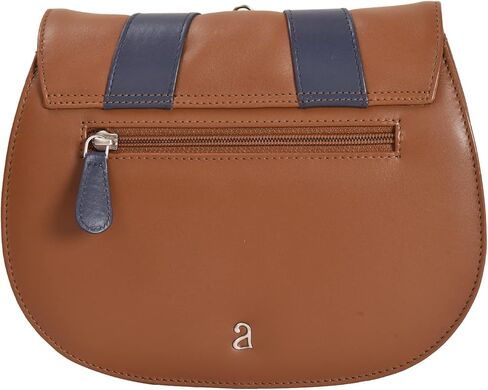 حقيبة يد عصرية من اشيبو للنساء من جلد نابا المسطح مع غطاء دانتيل مخطط وحزام قابل للتعديل in Kuwait