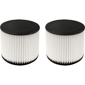 Fette Filter - Wet Dry Vac Filter Compatible with Multi-Fit VF2007 & Most 5 Gallon or Larger Shop-Vac, Vacmaster & Genie Shop Vacuum Cleaners. (Pack of 1)