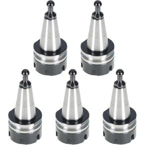 حامل أدوات تشاك 5 قطع ISO30 ER32-45L تشاك التوازن كوليت تشاك G2.5 30000 لفة في الدقيقة CNC من الفولاذ المقاوم للصدأ مع مخرطة طحن سحب مسمارة مناسبة لآلة النقش باستخدام الحاسب الآلي وأداة صنع المخرطة in Kuwait
