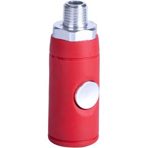 CRAFTSMAN Push Button Coupler, Male, 1/4-in NPT Industrial and Automotive Plug Compatible, Quick-Disconnect in Saudi Arabia