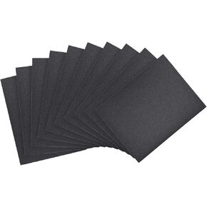 uxcell 500 Grits Sanding Sheets 9-inch x 11-inch Wet Dry Silicon Carbide Sandpaper for Wood Furniture Metal Polishing 10pcs