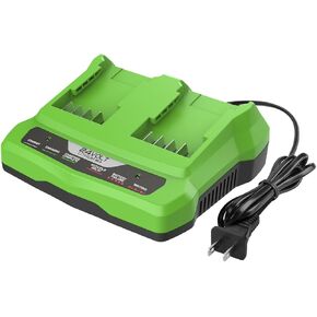 استبدال شاحن مزدوج AYTXTG 24 فولت لشاحن Greenworks 24 فولت، متوافق مع Greenworks 24V BAG711 BAG710 BAG709 BAG708 in Kuwait