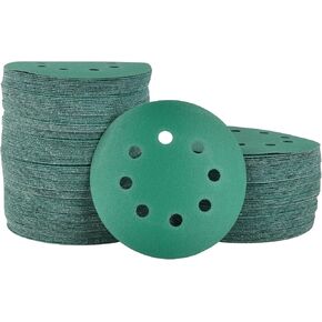 5 inch Sand Paper Disc, 8-Hole, 150 Grit, 50-Pack in Saudi Arabia