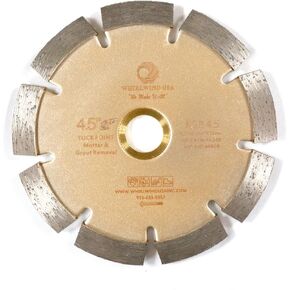 KST 4 inch Standard Twin Tuck Point Blade Sintered Diffusion Bonded Dry or Wet Cutting for Mortar and Concrete (4 inch)