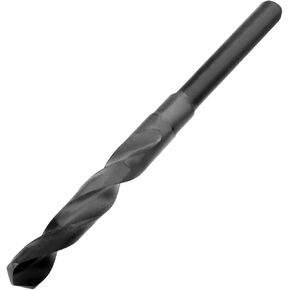 Utoolmart 17mm Reduced Shank Drill Bit, HSS 6542 Black Oxide with 1/2 Inch Straight Shank 1Pcs