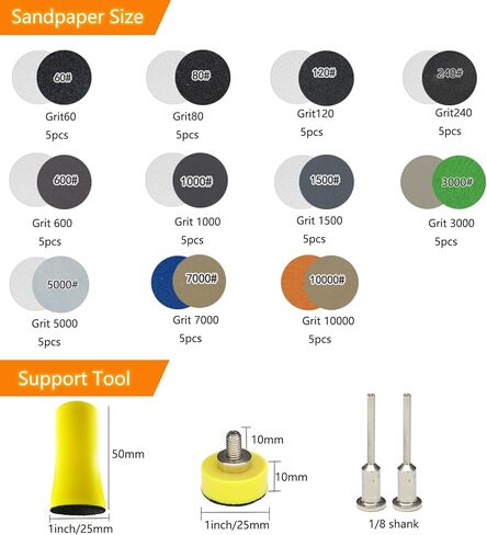 أداة دوارة لاسلكية 3.6 فولت، مجموعة أدوات دوارة لشحن USB بـ 3 سرعات مع ورق صنفرة مقاس 1 بوصة ووسادة دعم ساق 1/8، مجموعة وسادة تخزين رغوية ناعمة لسيارة مجوهرات مرآة معدنية خشبية in Kuwait