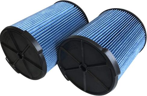 YBOOCWZT Replacement 9-38751 Cartridge vacuum filter fits for Craftsman 9-38751 CRAFTSMAN CMXZVBE38751 Fine Dust Wet/Dry Vac Filter for 5 to 20 Gallon Shop Vacuums—38751 (blue) (2pack) in Kuwait