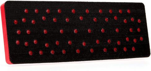 3M Hookit Clean Sanding Pad, 33 Holes - For Orbital and Random Orbital Sanders - Hook and Loop Attachment - 3' x 4' x 1/2' - 20435 in Saudi Arabia