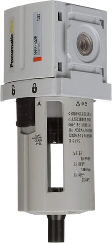 PneumaticPlus PPF4-N04B Compressed Air Particulate Filter 1/2" NPT, 5 Micron, Poly Bowl, Manual Drain, Bracket in Saudi Arabia