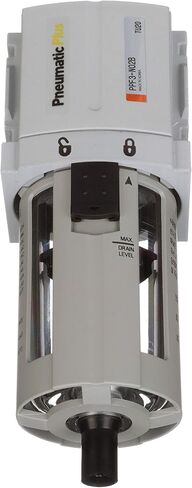 PneumaticPlus PPF4-N04B Compressed Air Particulate Filter 1/2" NPT, 5 Micron, Poly Bowl, Manual Drain, Bracket in Saudi Arabia
