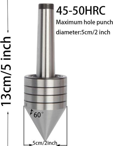 ZffXH مركز خيول لايف ديوتي، 60 درجة 40CR MT2 Morse Taper، مركز الدوران المدبب للأعمال النجارة، MT2 مركز مباشر in Kuwait