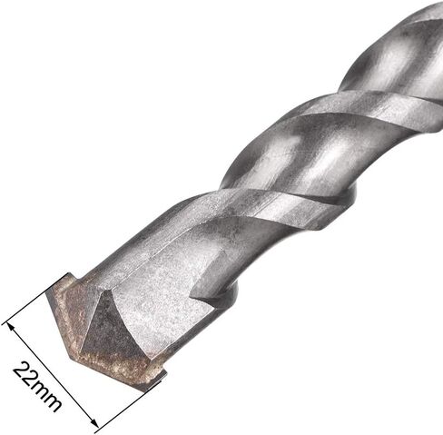 uxcell Rotary Hammer Drill Bit, 15/32-inch Bit, 9.4-inch Significant Depth, 13.4-inch Long, Carbide Tipped Hollow Square Shank Drill in Saudi Arabia