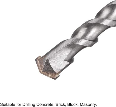 uxcell Rotary Hammer Drill Bit, 15/32-inch Bit, 9.4-inch Significant Depth, 13.4-inch Long, Carbide Tipped Hollow Square Shank Drill in Saudi Arabia