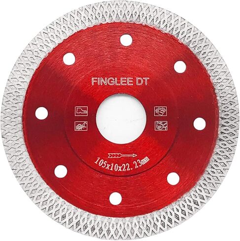 شفرة منشار ماسية رفيعة للغاية من FINGLEE DT لسيراميك بلاط البورسلين، شفرة قطع ماسية، مع أربور 7/8 بوصة 4/5 بوصة 5/8 بوصة (3-3/8 بوصة قطعة واحدة) in Kuwait