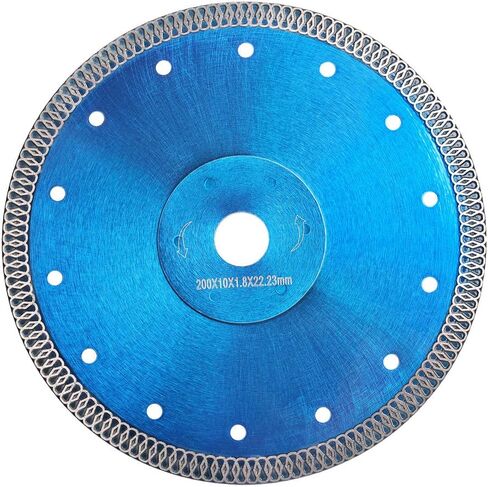 4" Diamond Tile Blades Super Thin Porcelain Turbo Blade | 2Pcs/Lot,for Angle Grinder,Smooth Cutting For Granite,Marble,Ceramic Tile,Brick,7/8"-20mm-5/8 Arbor in Saudi Arabia