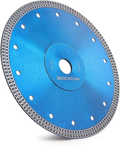 4" Diamond Tile Blades Super Thin Porcelain Turbo Blade | 2Pcs/Lot,for Angle Grinder,Smooth Cutting For Granite,Marble,Ceramic Tile,Brick,7/8"-20mm-5/8 Arbor in Saudi Arabia