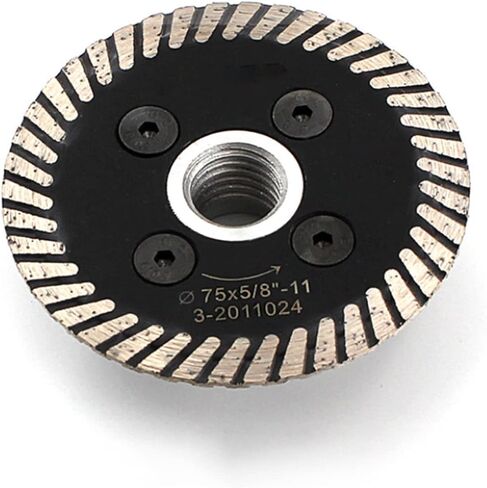 YDROWN 3 بوصة 1 قطعة شفرة منشار صغيرة لنحت الماس مع شفة 5/8-11 قابلة للإزالة لقرص قطع الخرسانة من حجر الرخام والجرانيت in Kuwait