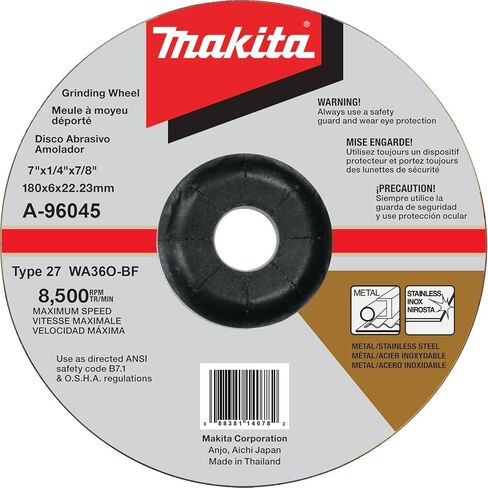 Makita XAG12Z1 18V X2 LXT Lithium-Ion 36V Brushless Cordless 7" Paddle Switch Cut-Off/Angle Grinder, with Electric Brake, Tool Only in Saudi Arabia