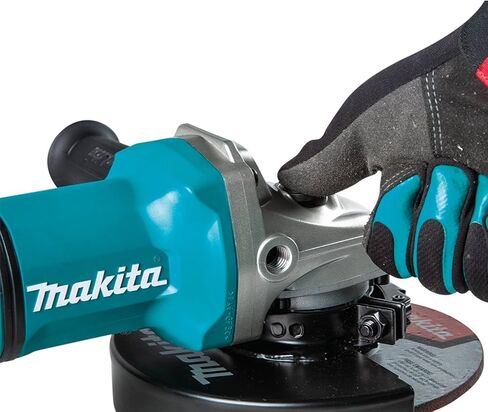 Makita XAG12PT1 5.0Ah 18V X2 LXT Lithium-Ion 36V Brushless Cordless 7" Paddle Switch Cut-Off/Angle Grinder Kit, with Electric Brake , Blue in Saudi Arabia