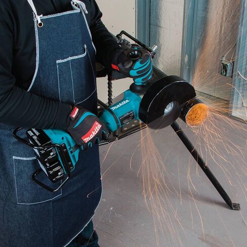 Makita XAG12PT1 5.0Ah 18V X2 LXT Lithium-Ion 36V Brushless Cordless 7" Paddle Switch Cut-Off/Angle Grinder Kit, with Electric Brake , Blue in Saudi Arabia