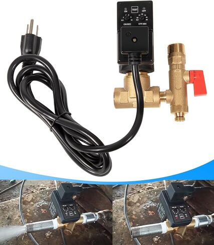 Replacement for Edv200 Automatic Electronic Drain Valve Removes Condensed Water And Oil From The Air Receiver Tank 1/4 NPT 110/120v 7/16" ORF in Saudi Arabia