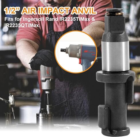 johntruck 1/2" Air Impact Anvil with O-ring and Retainer Clip for Ingersoll Rand IR2235TiMax & IR2235QTiMax in Saudi Arabia