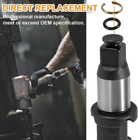 johntruck 1/2" Air Impact Anvil with O-ring and Retainer Clip for Ingersoll Rand IR2235TiMax & IR2235QTiMax in Saudi Arabia