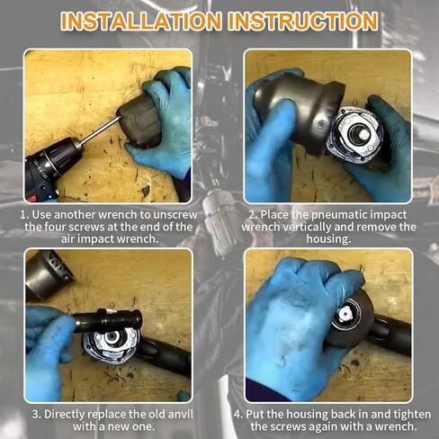 johntruck 1/2" Air Impact Anvil with O-ring and Retainer Clip for Ingersoll Rand IR2235TiMax & IR2235QTiMax in Saudi Arabia