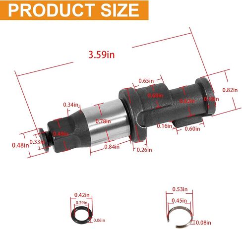 johntruck 1/2" Air Impact Anvil with O-ring and Retainer Clip for Ingersoll Rand IR2235TiMax & IR2235QTiMax in Saudi Arabia
