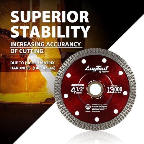 4-1/2" Diamond Blade, Segmented Diamond Saw Blade for Porcelain, Tile, Brick, Granite and Concrete (4.5"-3pcs) in Kuwait