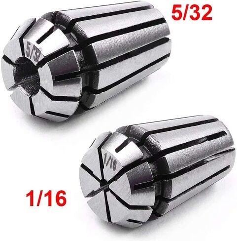 JahyShow 7 قطعة/المجموعة 1/4 1/8 1/16 3/16 3/32 5/32 7/32 بوصة ER11 أسطوانة معدنية لآلة الحفر باستخدام الحاسب الآلي وأدوات مخرطة الطحن in Kuwait