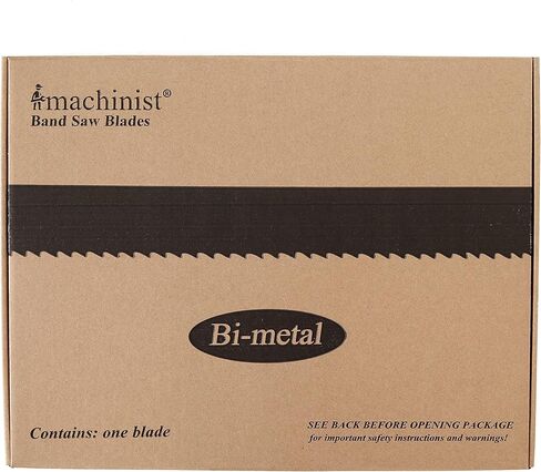 S4478121450 Portable Bi-Metal Bandsaw Blades 44-7/8" Long, 1/2" Wide, 0.025" Thick, 14TPI, Constant Teeth, 50-Pack in Saudi Arabia
