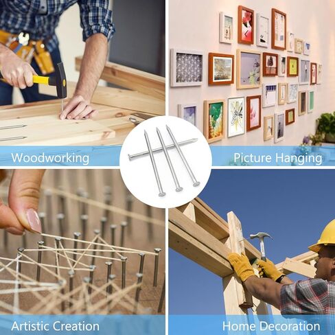 مجموعة متنوعة من أظافر الأجهزة الفاخرة 50 قطعة، أظافر من الفولاذ المقاوم للصدأ 3 بوصة 304، أظافر معلقة للصور، أظافر نهائية، أظافر مسطحة الرأس، أظافر جدارية، أظافر خشبية، أظافر طويلة، أظافر تثبيت in Kuwait