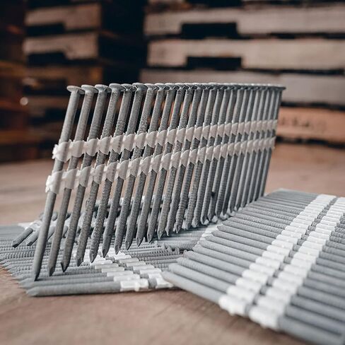 Freeman FR.131-3HDGRS 21 Degree .131" x 3" Plastic Collated Exterior Galvanized Ring Shank Full Round Head Framing Nails (2000 count) in Saudi Arabia