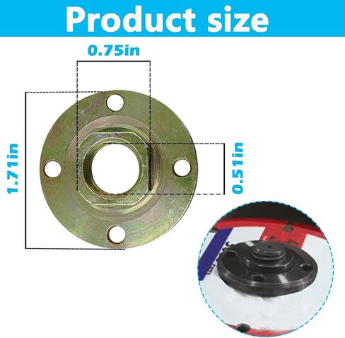 49-05-0051 صواميل شفة طاحونة زاوية لمطاحن زاوية ميلووكي 6140، 6141، 6151، 6153، 6154، 6155، 6156، 6086، 6149 صامولة شفة 5/8-11 لزاوية مطحنة ميلووكي in Kuwait