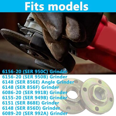 49-05-0051 صواميل شفة طاحونة زاوية لمطاحن زاوية ميلووكي 6140، 6141، 6151، 6153، 6154، 6155، 6156، 6086، 6149 صامولة شفة 5/8-11 لزاوية مطحنة ميلووكي in Kuwait