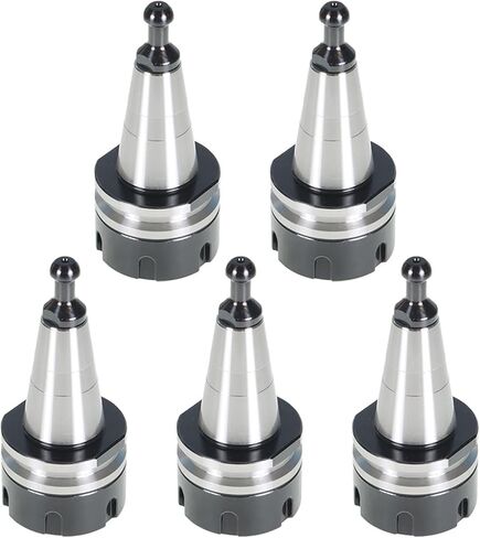 حامل أدوات تشاك 5 قطع ISO30 ER32-45L تشاك التوازن كوليت تشاك G2.5 30000 لفة في الدقيقة CNC من الفولاذ المقاوم للصدأ مع مخرطة طحن سحب مسمارة مناسبة لآلة النقش باستخدام الحاسب الآلي وأداة صنع المخرطة in Kuwait