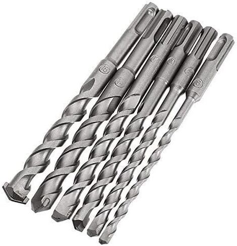 LOVPAIN6pcs SDS-Plus مطرقة دورانية مجموعة لقمة مثقاب مقبض دائري فتحتين تأثير لقمة ثقب 6 مللي متر 8 مللي متر 10 مللي متر 12 مللي متر 14 مللي متر 16 مللي متر in Saudi Arabia