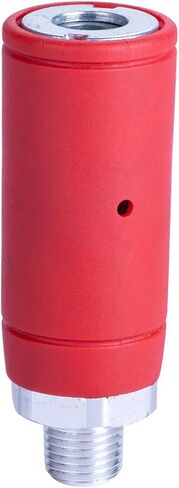 Craftsman CMXZTSG1087NB 1/4-inch Male Push Button Coupler, Red in Saudi Arabia