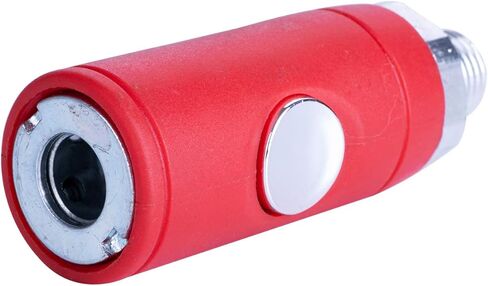 Craftsman CMXZTSG1087NB 1/4-inch Male Push Button Coupler, Red in Saudi Arabia