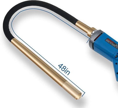 Geeyae هزاز خرسانة، 3/4HP 13000VPM كهربائي باليد هزاز خرسانة بقوة 800 وات 110 فولت مع أدوات خرسانة بقضيب عمود 4FT/1.2M in Kuwait