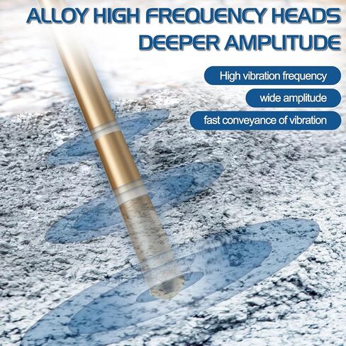 Geeyae هزاز خرسانة، 3/4HP 13000VPM كهربائي باليد هزاز خرسانة بقوة 800 وات 110 فولت مع أدوات خرسانة بقضيب عمود 4FT/1.2M in Kuwait