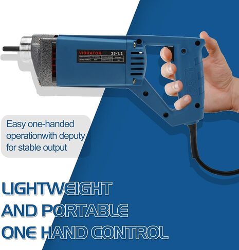Geeyae هزاز خرسانة، 3/4HP 13000VPM كهربائي باليد هزاز خرسانة بقوة 800 وات 110 فولت مع أدوات خرسانة بقضيب عمود 4FT/1.2M in Kuwait