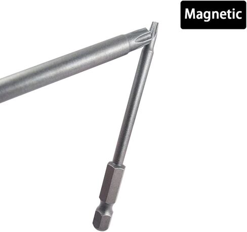 وولفريد طقم لقم مفك براغي توركس 1/4 انش من 11 قطعة، طقم لقم مفك براغي توركس مغناطيسي | طول 75 ملم in Kuwait